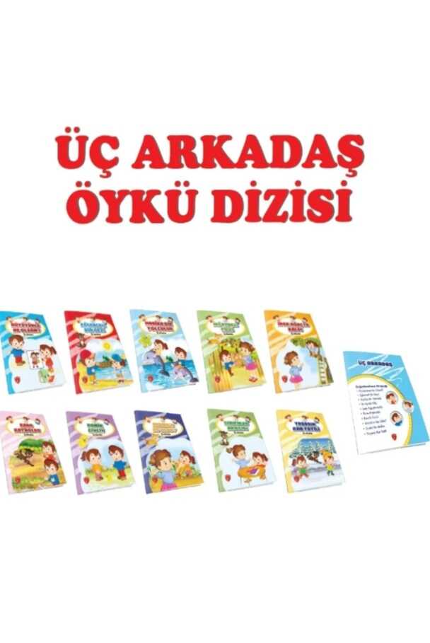 Üç Arkadaş Öykü Dizisi (10 Kitap)