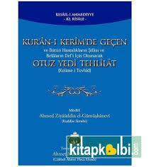 Kuranı Kerimde Geçen Otuz Yedi Tehlilat