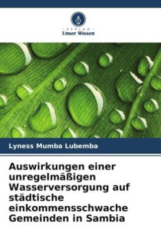 Auswirkungen einer unregelmäßigen Wasserversorgung auf städtische einkommensschwache Gemeinden in Sambia