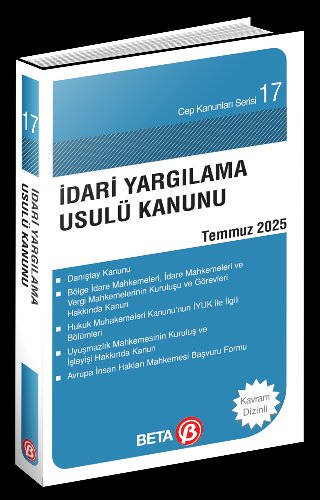 İdari Yargılama Usulü Kanunu Cep (Temmuz 2025)