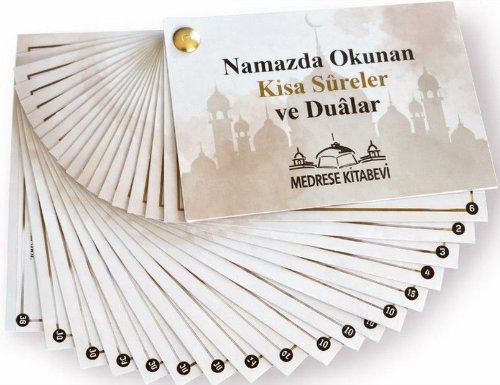 Namazda Okunan Kısa Sûreler ve Dûalar (Kartela)