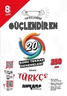 8.⁠ ⁠Sınıf Güçlendiren Türkçe 20'li Konu Tekrar Denemesi (Video Çözümlü)