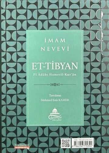 Et-Tibyan Kur'an Okuma Adapları (Arapça-Türkçe)