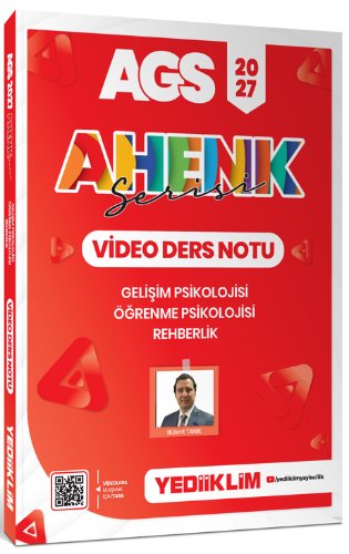 2027 AGS Ahenk Serisi Gelişim Psikolojisi , Öğrenme Psikolojisi  ve  Rehberlik Video Ders Notu