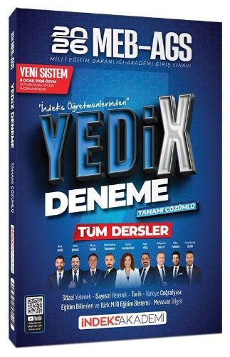 2026 MEB-AGS Tüm Dersler YediX 7 Deneme Çözümlü