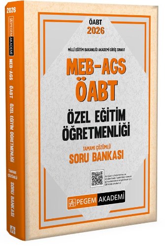 2026 MEB AGS ÖABT Özel Eğitim Öğretmenliği Tamamı Çözümlü Soru Bankası