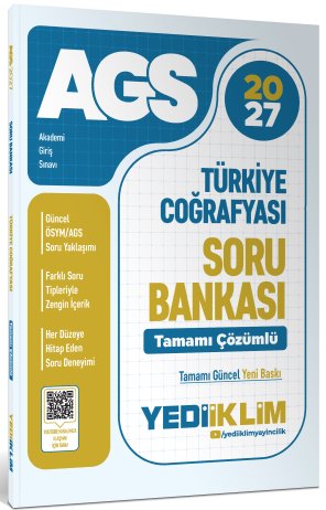 2027 MEB AGS  Türkiye Coğrafyası Tamamı Çözümlü Soru Bankası — Kolektif