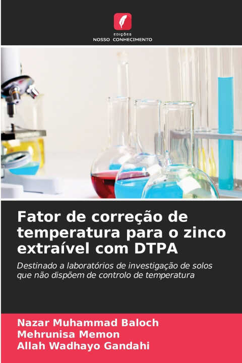 Fator de correção de temperatura para o zinco extraível com DTPA