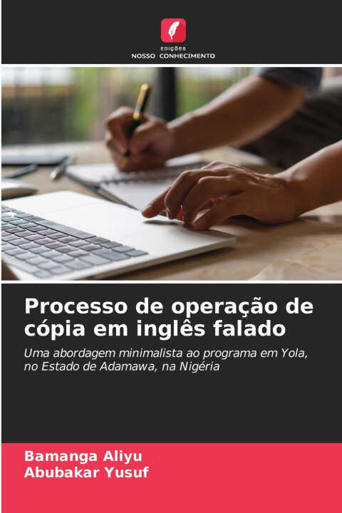 Processo de operação de cópia em inglês falado