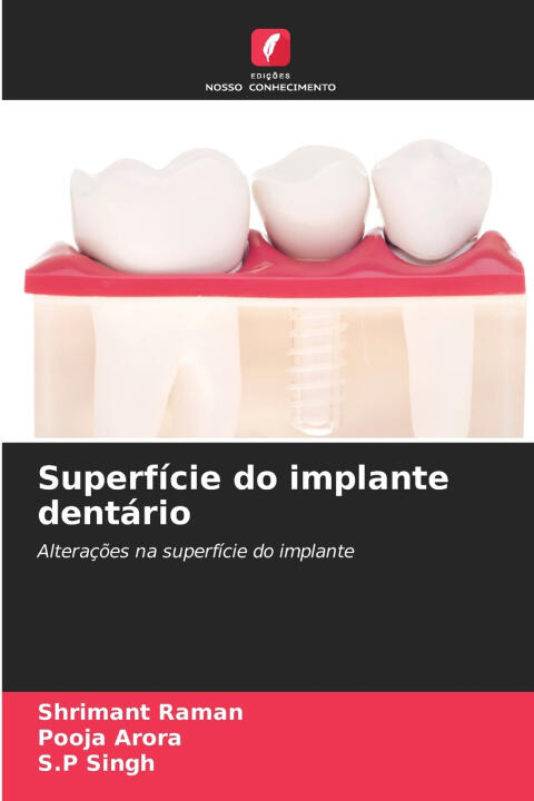 Superfície do implante dentário