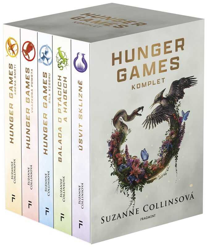 HUNGER GAMES – komplet, 1.-5.díl - box