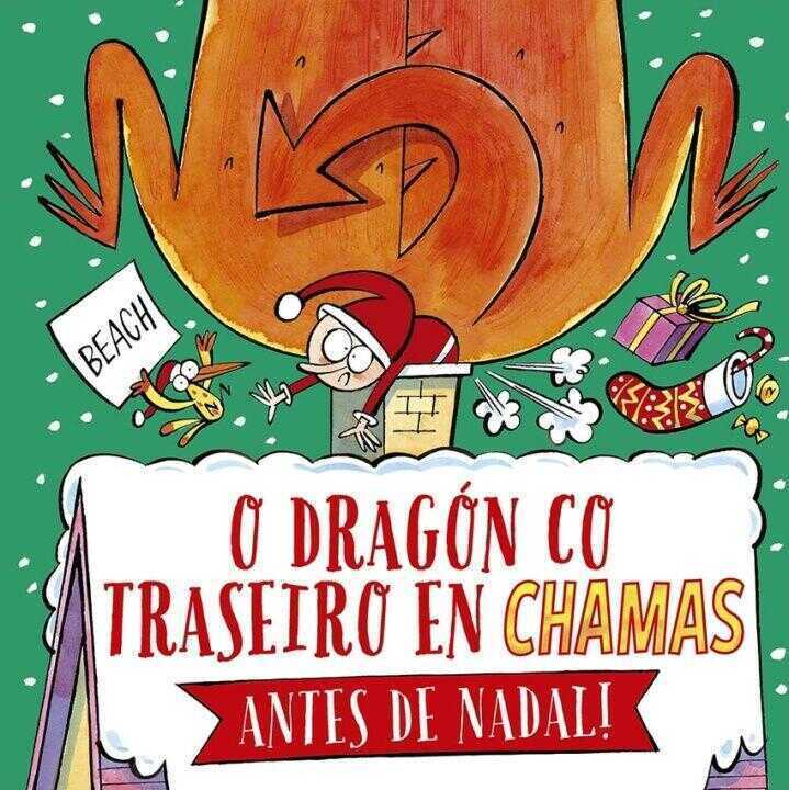 O Dragón Co Traseiro En Chamas Antes de Nadal!