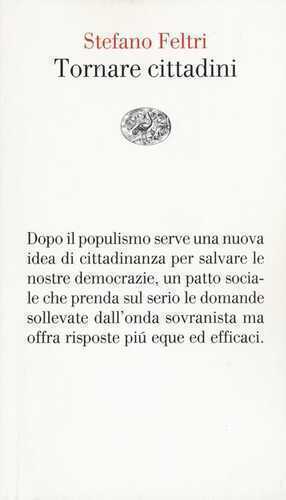 Tornare cittadini — Stefano Feltri