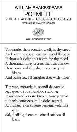 Poemetti — William Shakespeare