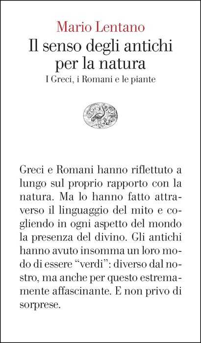 Il senso degli antichi per la natura. I Greci, i Romani e le piante