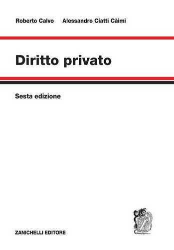 Diritto privato — Roberto Calvo
