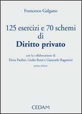 Centoventicinque esercizi e 70 schemi di diritto privato