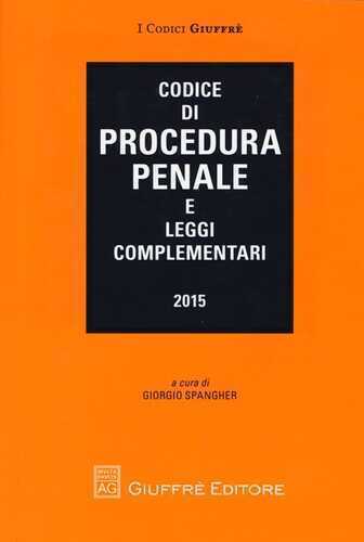 Codice di procedura penale e leggi complementari