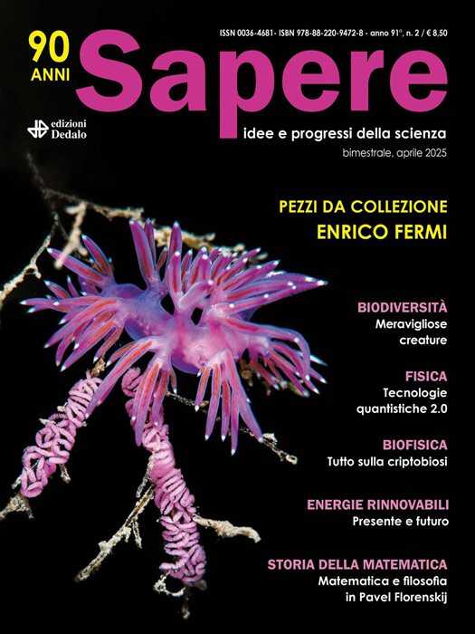 Sapere. Idee e progressi della scienza (2025). Vol. 2