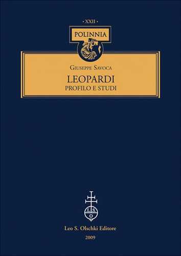 Leopardi. Profilo e studi — Giuseppe Savoca