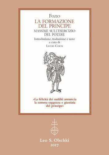 La formazione del principe. Massime sull’esercizio del potere