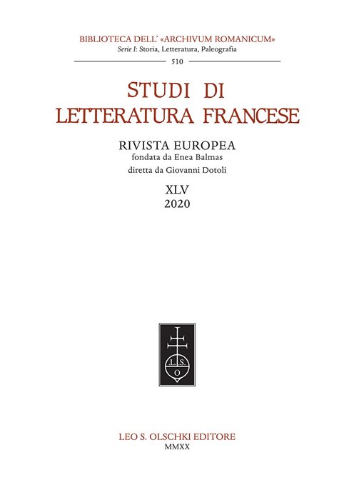 Studi di letteratura francese (2020). Vol. 45