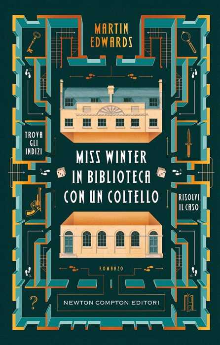 Miss Winter in biblioteca con un coltello