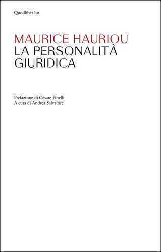 La personalità giuridica