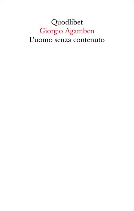 L' uomo senza contenuto