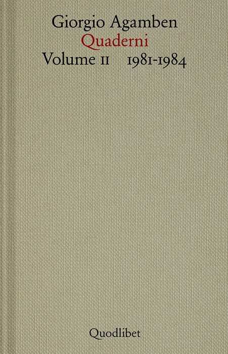 Quaderni. Vol. 2: 1981-1984