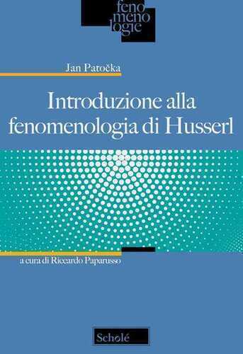 Introduzione alla fenomenologia di Husserl