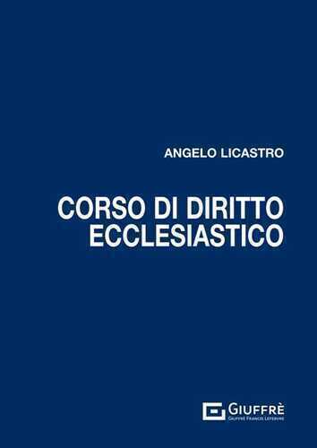 Corso di diritto ecclesiastico — Angelo Licastro