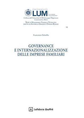 Governance e internazionalizzazione delle imprese familiari
