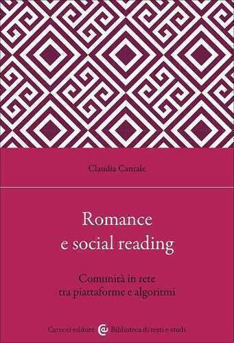 Romance e social reading. Comunità in rete tra piattaforme e algoritmi