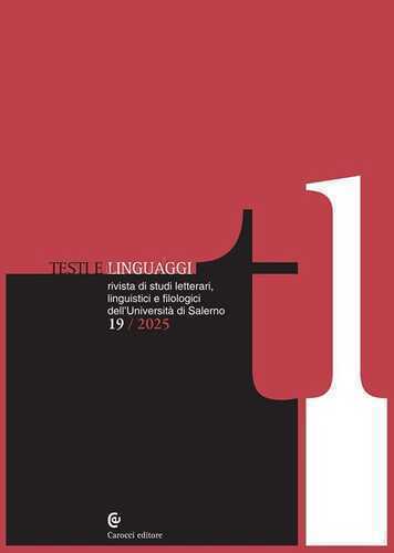 Testi e linguaggi (2025). Vol. 19