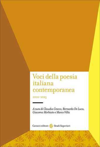 Voci della poesia italiana contemporanea. 2000-2025