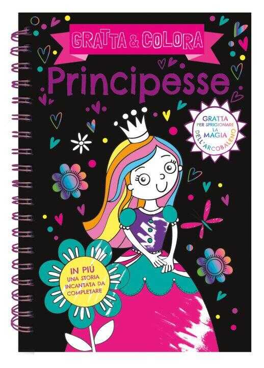 Principesse. Gratta e colora