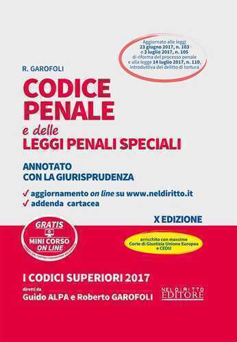 Codice penale e delle leggi penali speciali. Annotato con la giurisprudenza. Con Contenuto digitale per accesso online