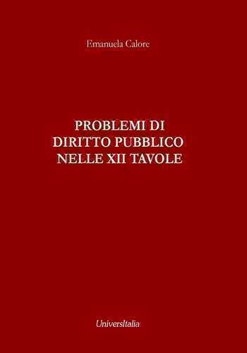 Problemi di diritto pubblico nelle XII tavole