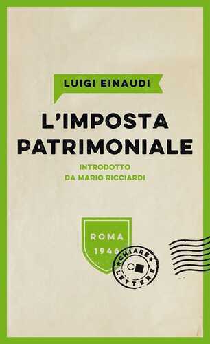 L'imposta patrimoniale — Luigi Einaudi