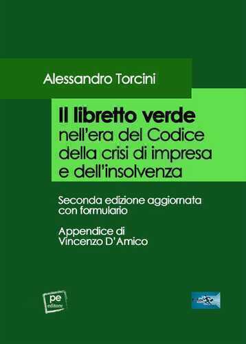 Il libretto verde nell'era del codice della crisi di impresa e dell'insolvenza