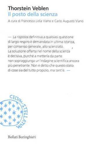 Il posto della scienza — Thorstein Veblen