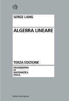 Algebra lineare — Serge Lang