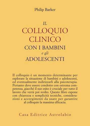Il colloquio clinico con i bambini e gli adolescenti