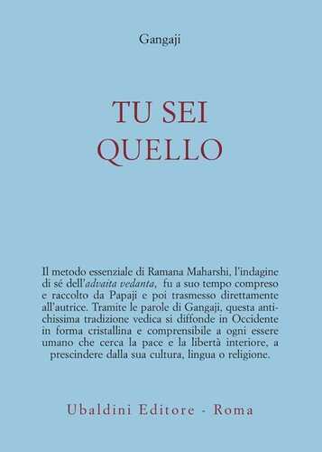Tu sei quello — Gangaji