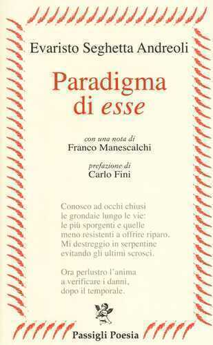Paradigma di esse — Evaristo Seghetta Andreoli