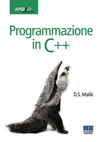 Programmazione in C++ — D. S. Malik