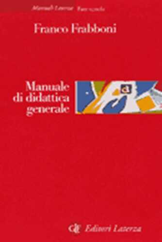 Manuale di didattica generale