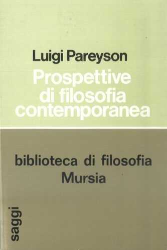 Prospettive di filosofia contemporanea