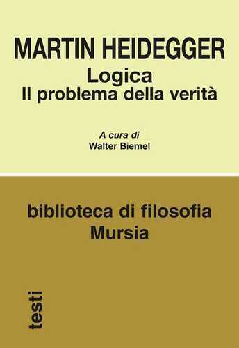 Logica — Martin Heidegger